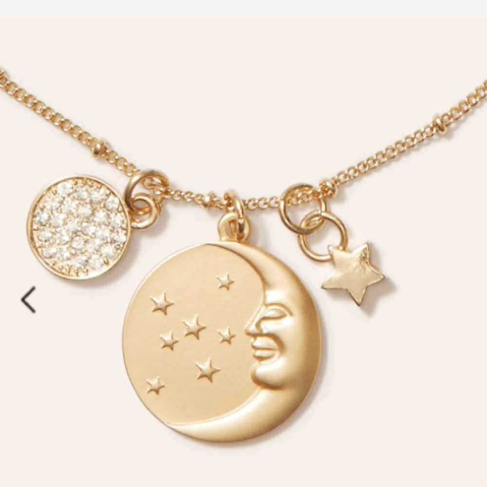 LOFT ||  moon and stars necklace